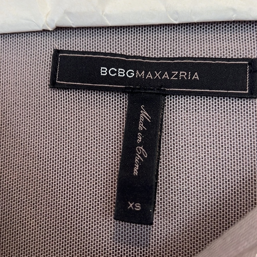 Bcbg Max Azria Size Extra Small Sequence, Taupe D… - image 6